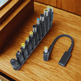 USB-C to DC 100W Multi-Tip Power Adapter Cable